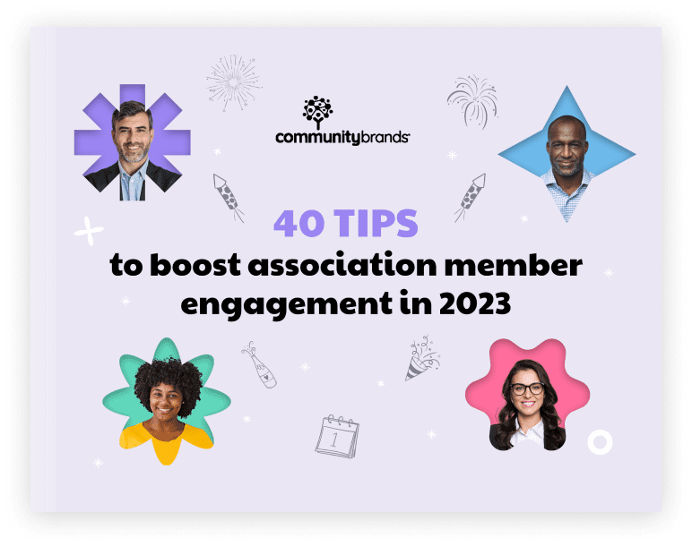 Whitepaper thumbnail of '40 tips to boost member engagement at your association in 2023.'